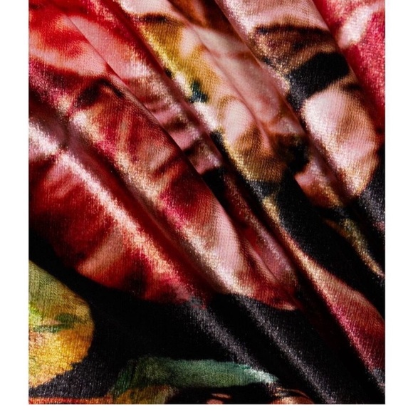 Alice + Olivia Delora Floral Scoopneck Midi-Dress Size 4 NWT - Picture 8 of 8